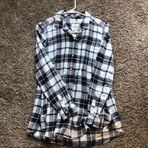 Long sleeve button down flannel